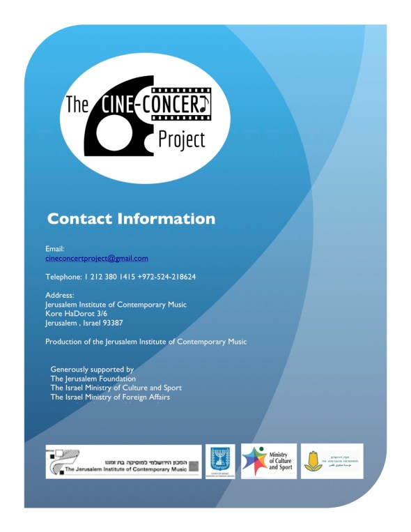The Cine-Concert Project logo:info